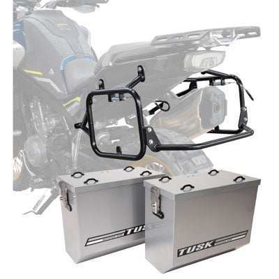 Tusk Aluminum Panniers with Pannier Racks#146734-P1