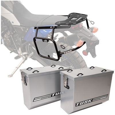 Tusk Aluminum Panniers with Pannier Racks#146734-P1