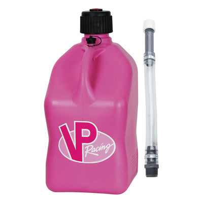 VP Racing Square Utility Jug with Deluxe Jug Tube 5.5 Gallons Pink#mpn_1389360006