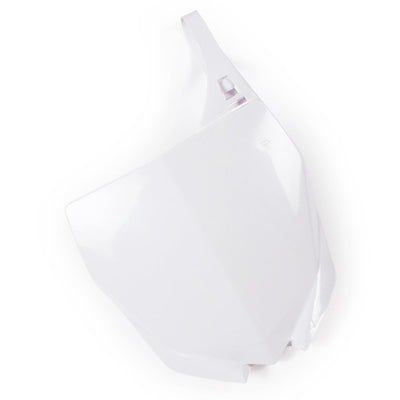 Factory Effex Plastic Front Number Plate White For Yamaha YZ250F#mpn_11-73226
