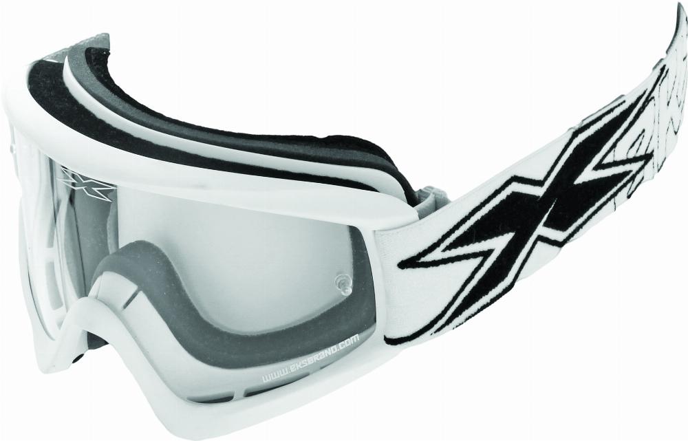 GO-X FLAT OUT GOGGLE MATTE WHITE W/CLEAR LENS#mpn_067-10320