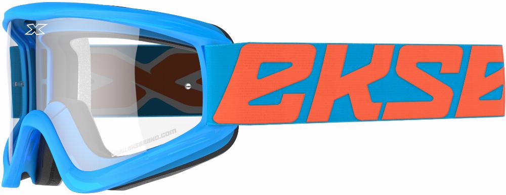 FLAT-OUT CLEAR GOGGLE CYAN BLUE#mpn_067-10465