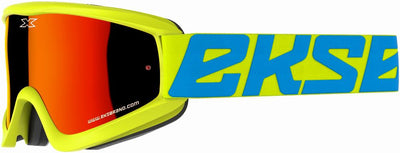 FLAT-OUT GOGGLE FLO YELLOW W/RED MIRROR#mpn_067-10470