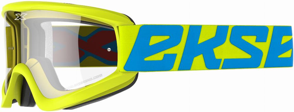 FLAT-OUT CLEAR GOGGLE FLO YELLOW#mpn_067-10475