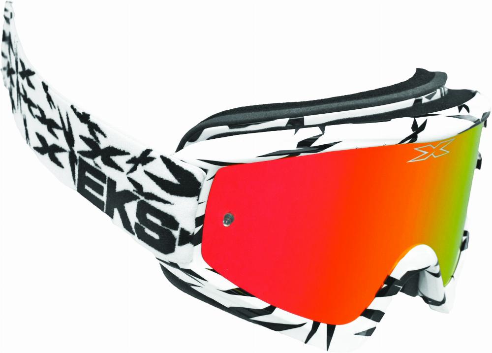 SCATTER-X GOGGLE WHITE/BLACK W/RED MIRROR LENS#mpn_067-10620