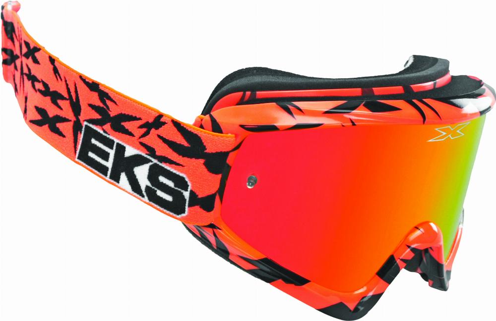 SCATTER-X GOGGLE FLO ORG/BLK W/RED MIRROR LENS#mpn_067-10625
