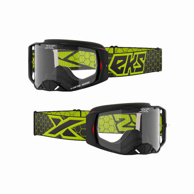 LUCID GOGGLE BLACK/FLO YELLOW W/CLEAR LENS#mpn_067-11020