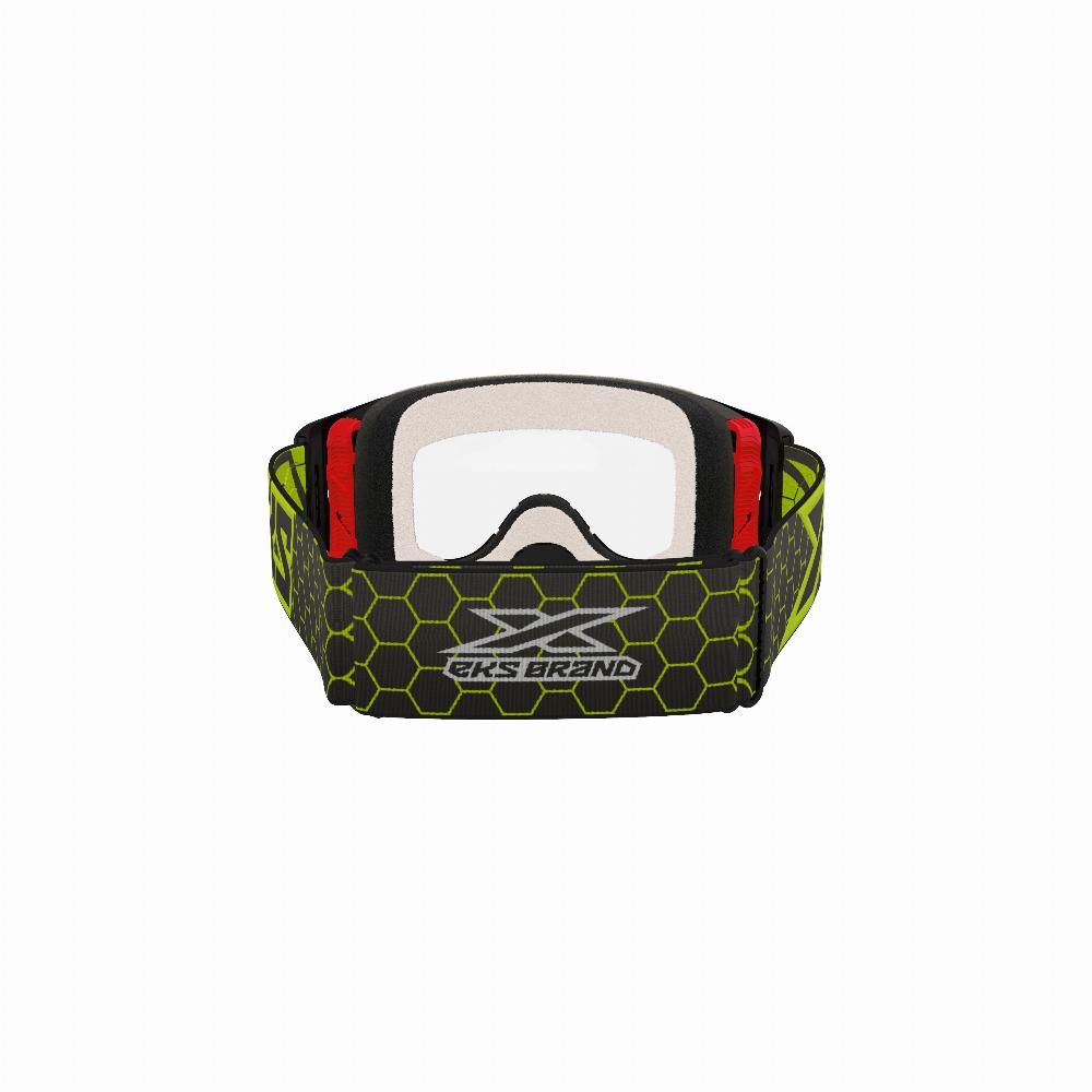 LUCID GOGGLE BLACK/FLO YELLOW W/CLEAR LENS#mpn_067-11020