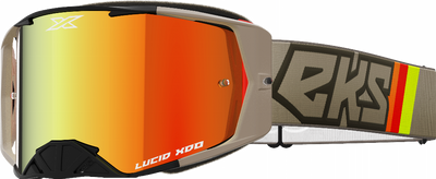 LUCID GOGGLE BLACK AND TAN RED MIRROR#mpn_067-11060
