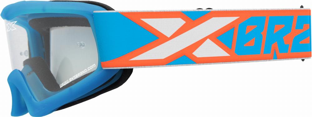 YOUTH XGROM CYAN/FLO ORG/WHT CLEAR LENS#mpn_067-30310