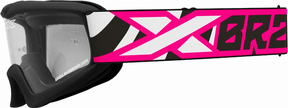 YOUTH XGROM FLO PINK/ZEBRA CLEAR LENS#mpn_067-30315