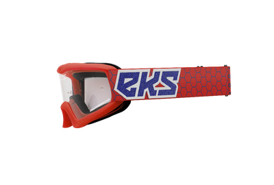 XGROM YOUTH GOGGLE RED/WHITE/BLUE METALLIC CLEAR#mpn_067-30340