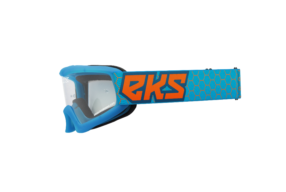 XGROM YOUTH GOGGLE CYAN/FLO ORANGE CLEAR#mpn_067-30345