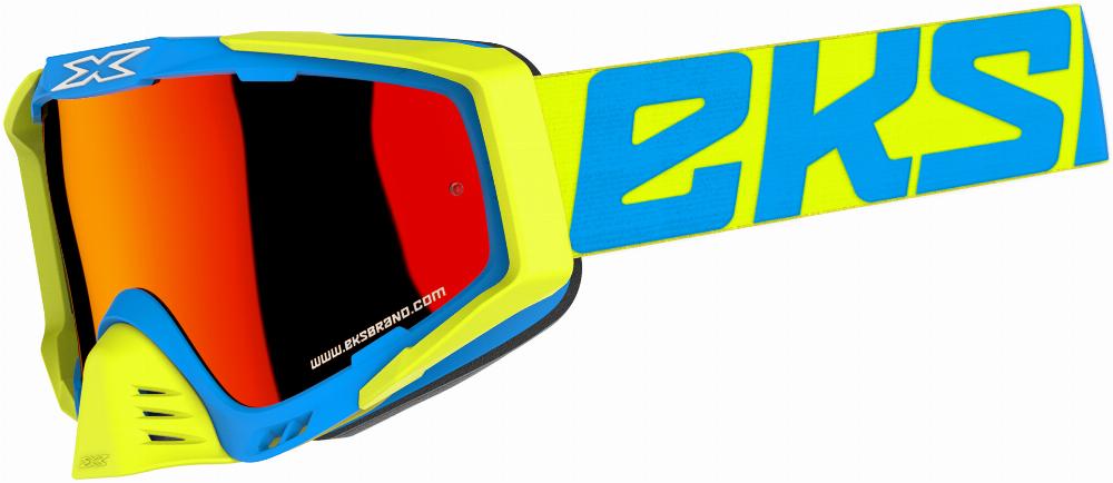 OUTRIGGER GOGGLE FLO YELLOW/CYAN W/RED MIRROR#mpn_067-50160