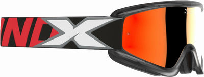 FLAT-OUT GOGGLE RED/BLACK W/RED MIRROR#mpn_067-60320