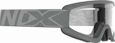 FLAT-OUT GOGGLE FIGHTER GREY W/CLEAR LENS#mpn_067-60410