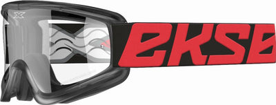 FLAT-OUT GOGGLE RED/BLACK W/CLEAR LENS#mpn_067-60420