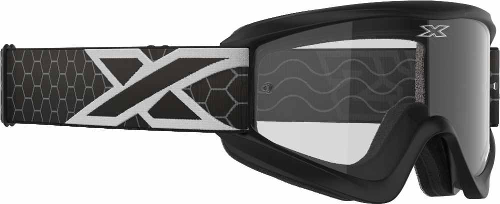 FLAT OUT CLEAR GOGGLE BLACK/WHITE CLEAR#mpn_067-60435