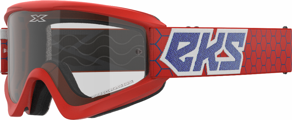 FLAT OUT CLEAR GOGGLE RED/WHITE/BLUE CLEAR#mpn_067-60455