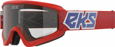 FLAT OUT CLEAR GOGGLE RED/WHITE/BLUE CLEAR#mpn_067-60455