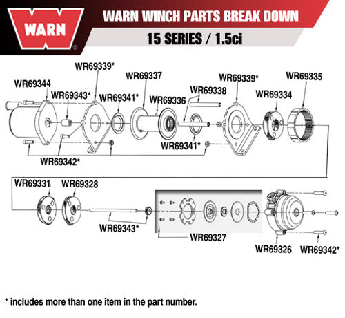 WARN WINCH RING GEAR#mpn_69335