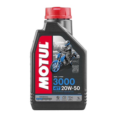 Motul 3000 4-Stroke Motor Oil 20W-50 1 Liter#mpn_107318
