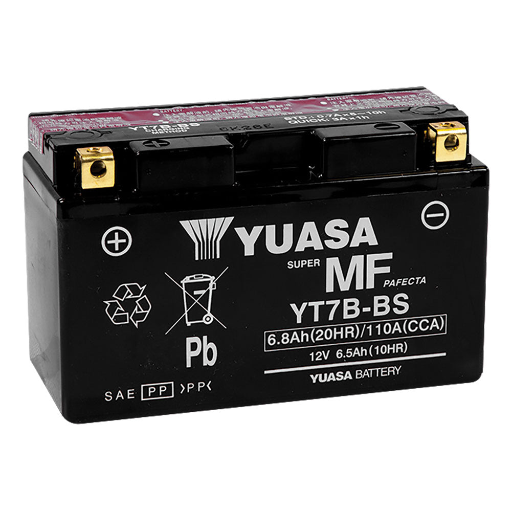 YUASA No Maintenance Battery with Acid YT7BBS#mpn_YUAM62T7B