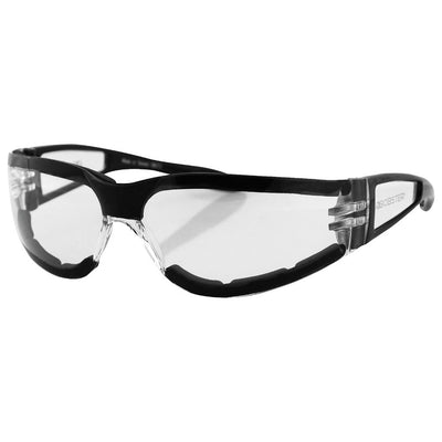 Bobster Shield 2 Sunglasses Black Frame/Clear Lens#mpn_ESH203