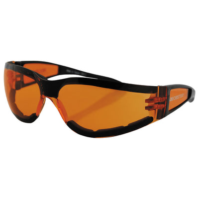 Bobster Shield 2 Sunglasses Black Frame/Amber Lens#mpn_ESH202