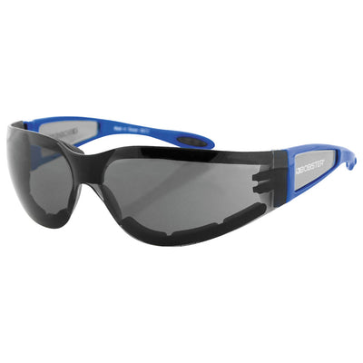 Bobster Shield 2 Sunglasses Blue Frame/Smoke Lens#mpn_ESH211