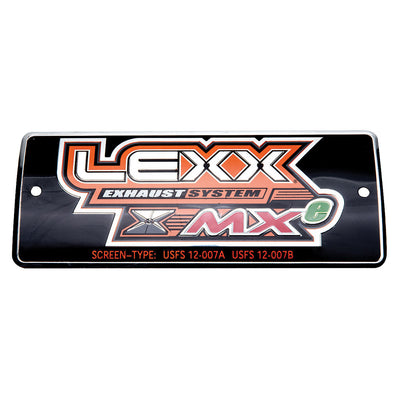 Lexx MXe Replacement Logo Plate#mpn_121-616-0001