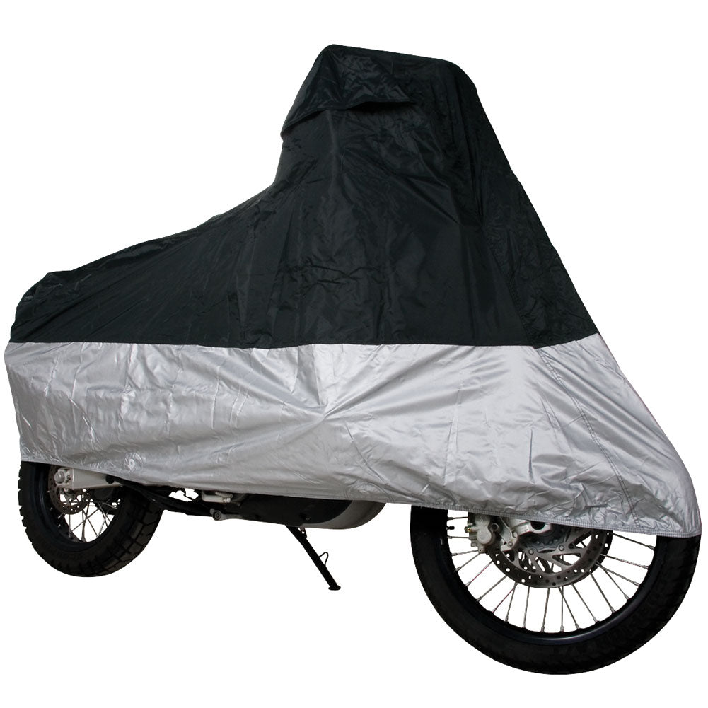 Covermax Standard Motorcycle Cover Black/Grey Large #121927-P