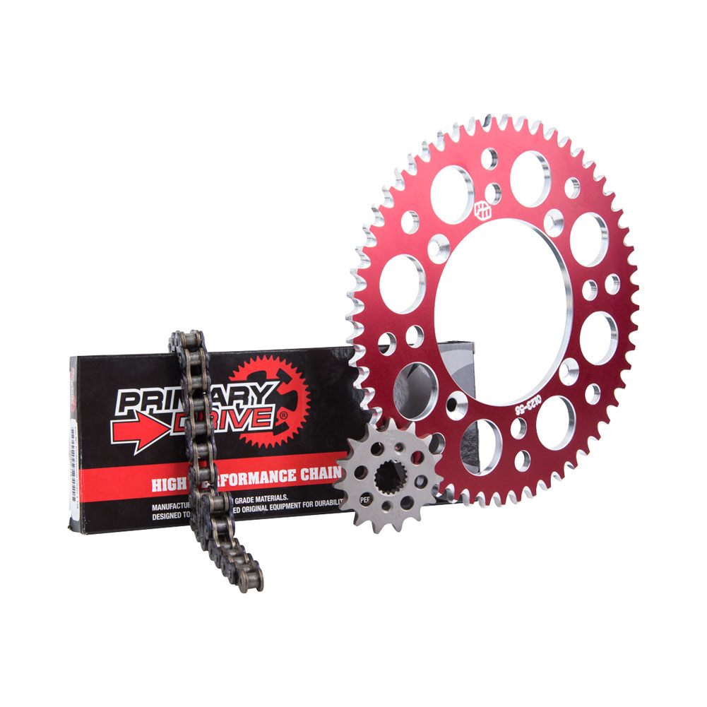 Primary Drive Alloy Kit & 420 MC Chain Red Rear Sprocket#mpn_1255790019