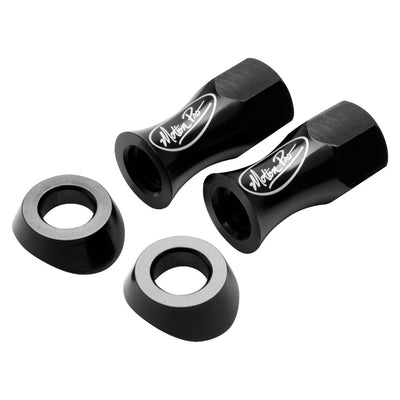 Motion Pro LiteLoc Rim Lock Nut with Beveled Washer Kit 13mm Black#mpn_11-0075