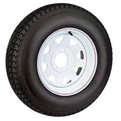 480 X 8 (B) TIRE AND WHEEL IMPORTED 5 HOLE PAINTED#mpn_30020