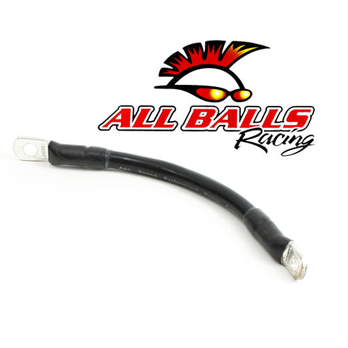 All Balls 7" Black Battery Cable 78-107-1 #78-107-1