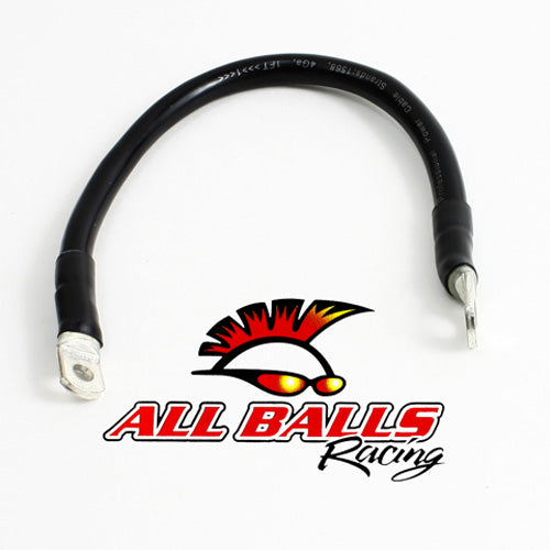 All Balls 12" Black Battery Cable 78-112-1 #78-112-1