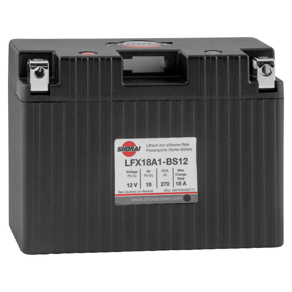 Shorai Lithium-Iron Battery LFX18A1-BS12 #LFX18A1-BS12