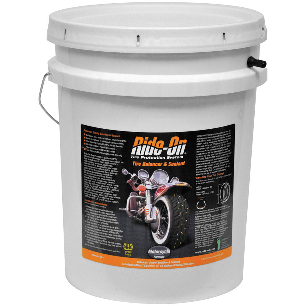 Ride-On Motorcycle Tire Balancer & Sealant 5 Gallon Pail#mpn_40640