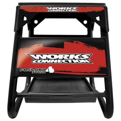 Works Connection Factory 4 Stand Black w/Red Decals#mpn_16-141