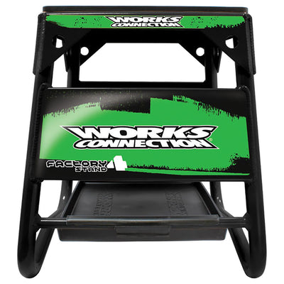 Works Connection Factory 4 Stand Black w/Green Decals#mpn_16-142