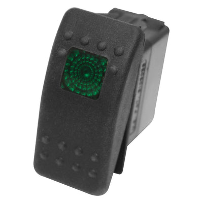 Dragonfire Racing On/Off Rocker Switch Green Light#mpn_04-0027