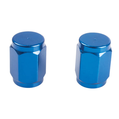 Tusk Billet Aluminum Valve Stem Caps Blue#mpn_143-506-0001