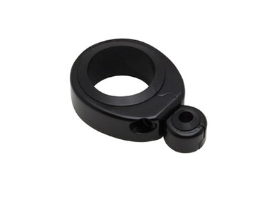 CABLE CLAMPS, 1 1/4"-1 1/2" SINGLE THROTTLE/CLUTCH, BLACK#mpn_11-0090