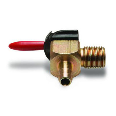 FUEL VALVE, 90 DEGREE, 1/4 NPTX 1/4 INCH BARB#mpn_12-0085