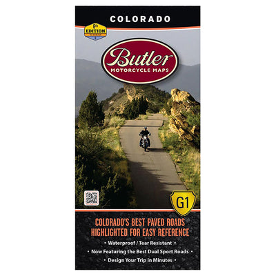 Butler Motorcycle Maps Colorado#mpn_COLORADO / MP-104