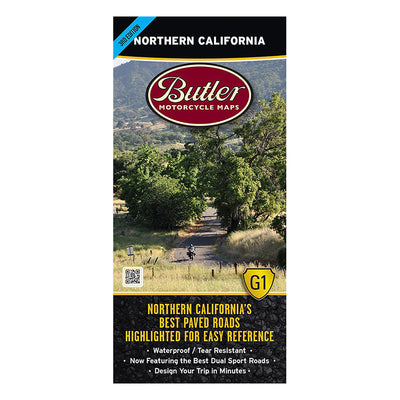Butler Motorcycle Maps Northern California #NO. CALIFORNIA / MP-109