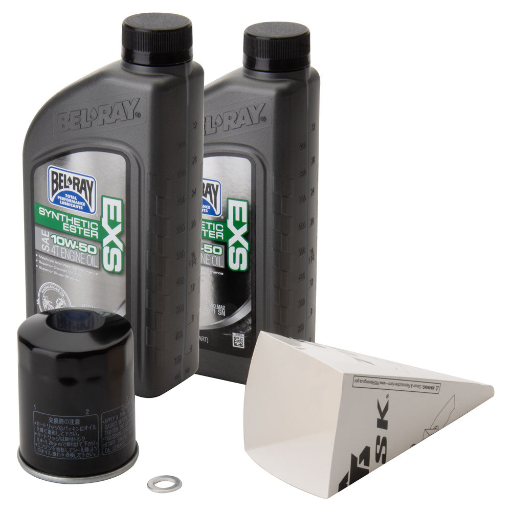 Tusk 4-Stroke Oil Change Kit Bel-Ray EXS Synthetic Ester 10W-50 For POLARIS RANGER 800 XP 2010-2012#mpn_15298600590e18-1f2a44