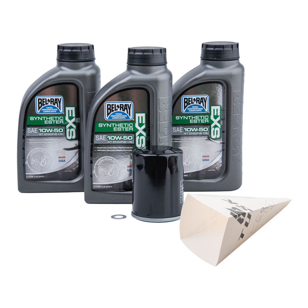 Tusk 4-Stroke Oil Change Kit Bel-Ray EXS Synthetic Ester 10W-50 For POLARIS RZR XP 900 2013-2014#mpn_15298600734aeb-46d421