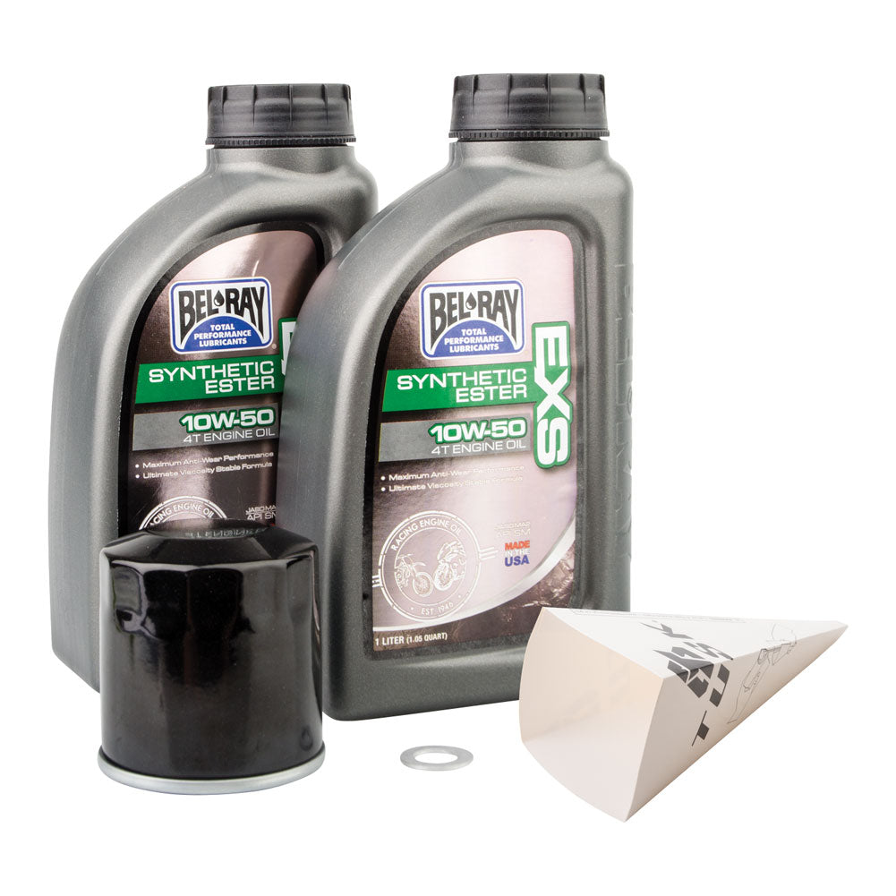 Tusk 4-Stroke Oil Change Kit Bel-Ray EXS Synthetic Ester 10W-50 For POLARIS RANGER 500 CREW 2011-2013#mpn_1529860077c74b-756cf7